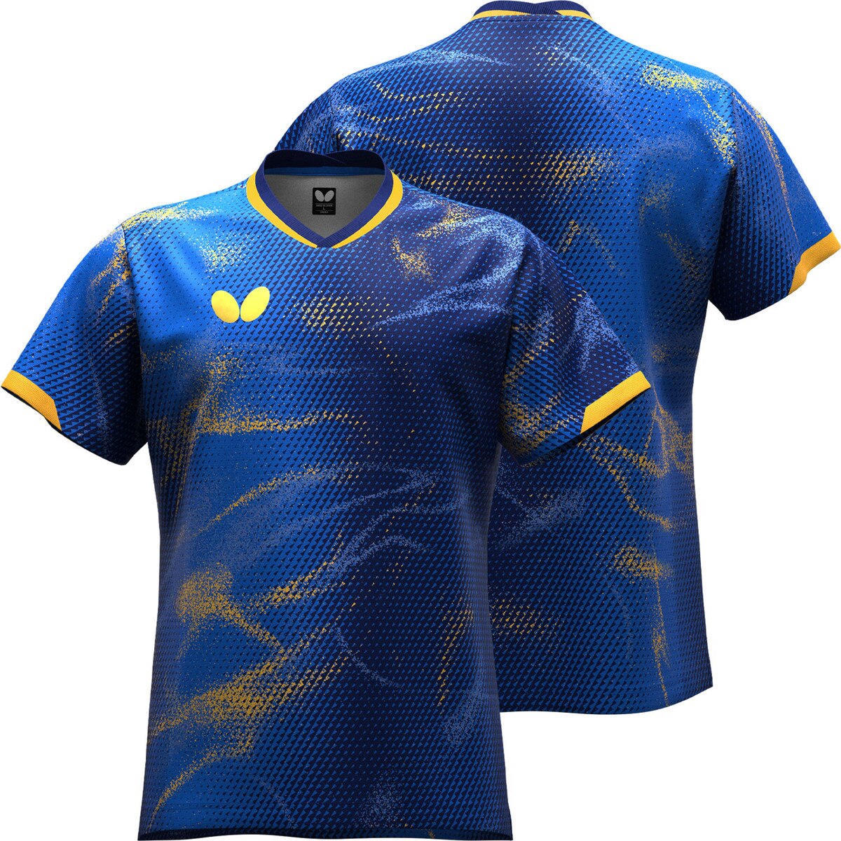 Butterfly Elistar 12 Shirt - Blue - Front/Back